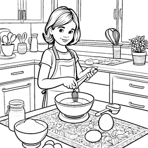 Malen mit dem Handmixer: Ein Backtag in der Küche