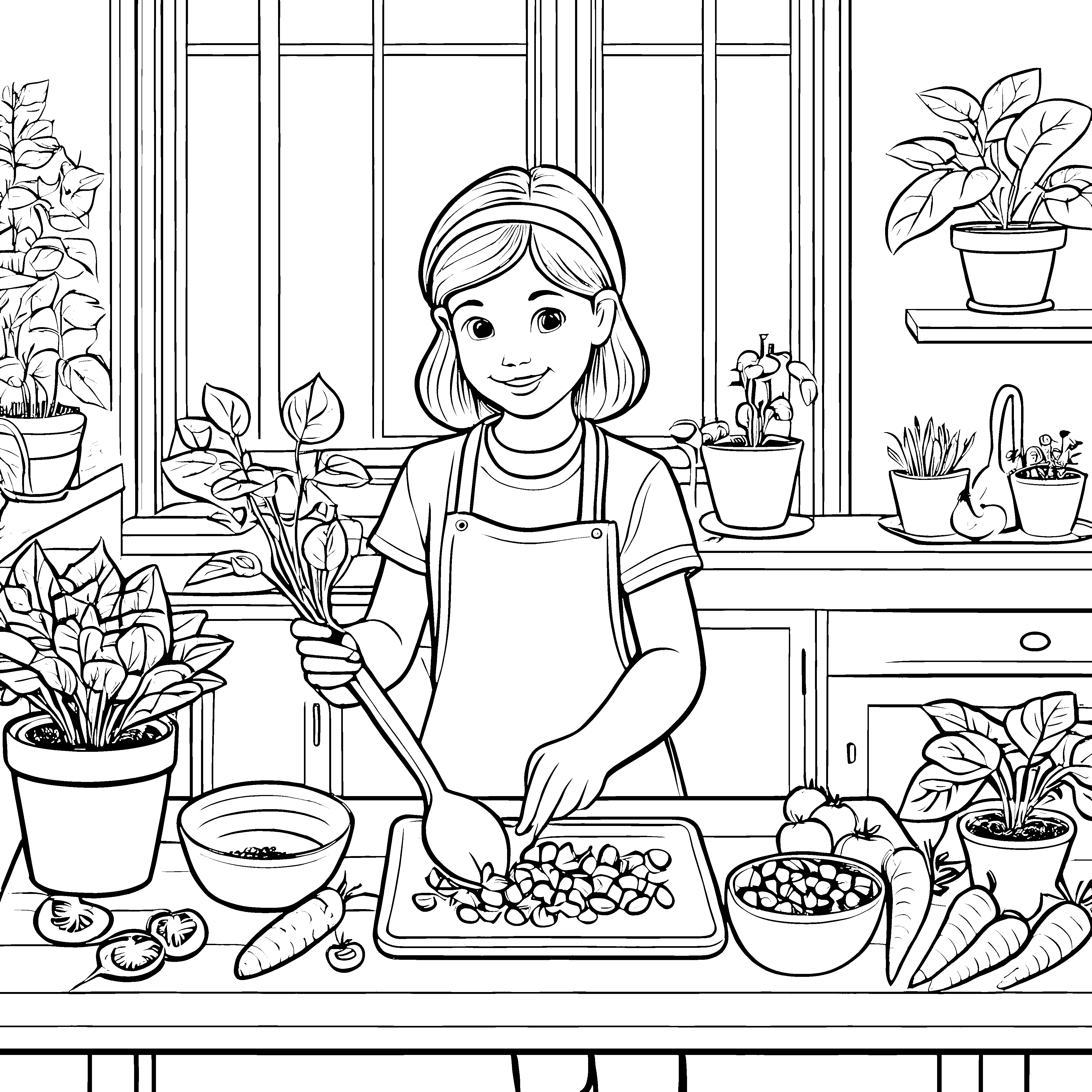 Mit Mama malen: Malabarspinat in der Küche entdecken
