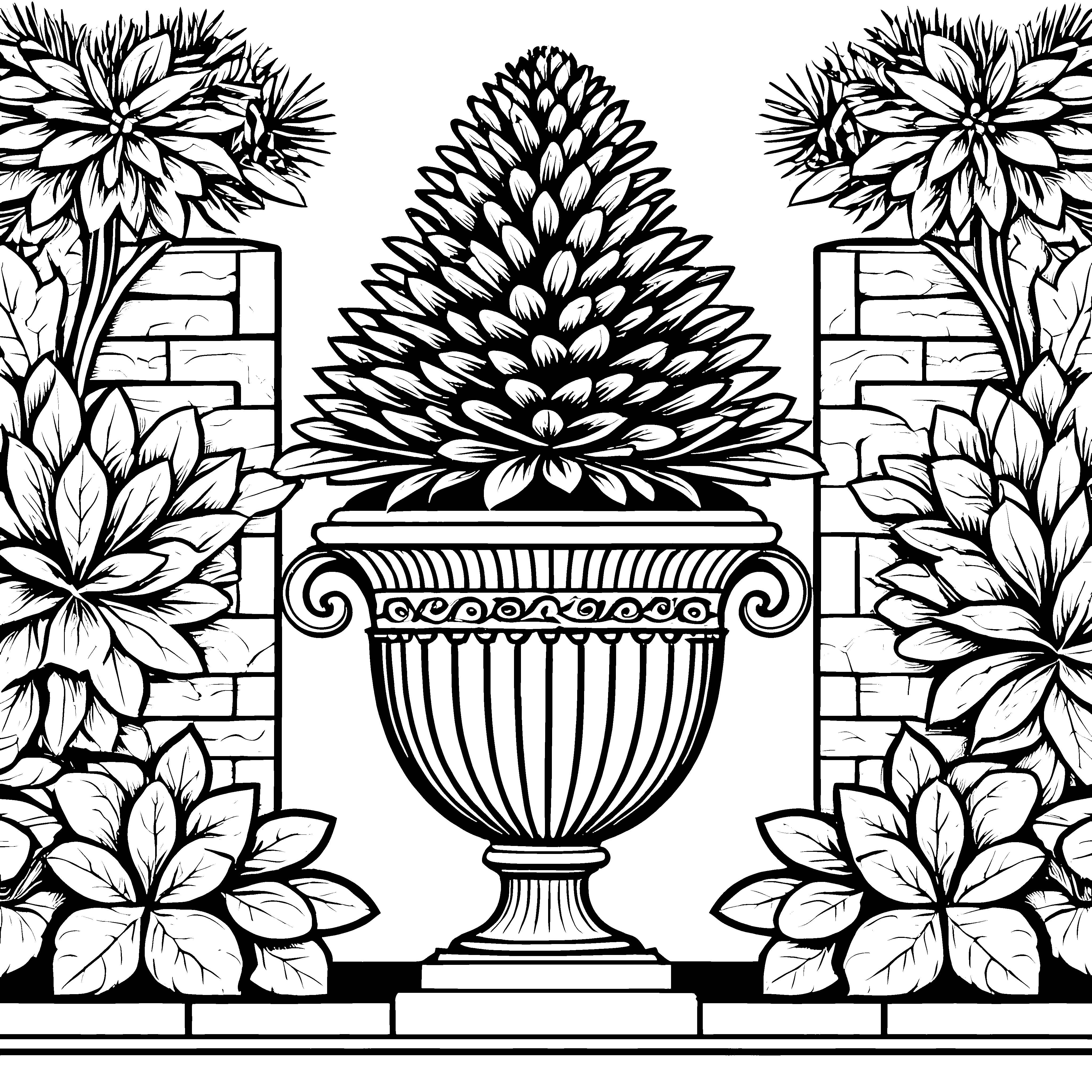 Prachtvoller Weihnachtsstern in Vase Bastelmotiv für neugierige Blumenfreunde