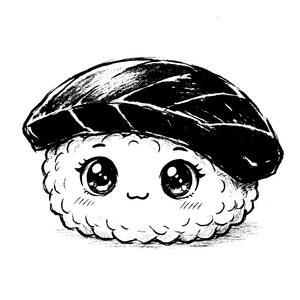 Sushi Ausmalbild
