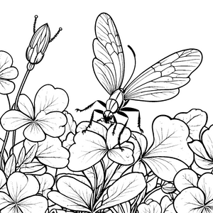 Filigrane Grille auf Blüte Bastelmotiv für neugierige Blumenfreunde