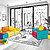 Bunte Schlafcouches im gemütlichen Wohnzimmer Ausmalbild für kreative Wohnträumer