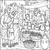 Freundlicher Töpfer mit Amphoren Malbild für fröhliche Spürnasen