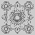 Blühendes Mandala mit fesselndem Geometrie-Design Malvorlage für fantasievolle Farbträumer und kleine Mustermagier