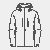 Moderne Herrenjacke mit angesagtem Kapuzen-Style Ausmalvorlage für kreative Modezauberer