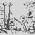 Der kleine Schmied am Amboss mit Hammer und Feuer