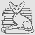 Elegante Sphynx Katze auf Bücherstapel Malvorlage für neugierige Leseratten
