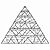 Verspieltes Pyramiden-Malbild zum Ausmalen