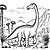 Majestätischer Brachiosaurus im prähistorischen Dschungel Ausmalbild für junge Entdecker