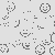 Lebhafte Smiley-Wolken Malbild für kleine Lachgesichter