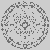 Inspirierendes Mandala mit feinem Blumenmuster Ausmalvorlage für fantasievolle Farbwölfe und kleine Kunsthelden