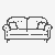 Bequeme Couch mit zauberhaften Sternenmotiven Ausmalbild für träumerische Einrichtungsabenteurer