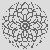 Beeindruckendes Blumen-Mandala Ausmalbild für fantasievolle Künstler