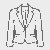 Modischer Damen-Blazer im schlichten Design Ausmalbild für stilvolle Jungdesigner
