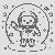 Niedlicher Kawaii-Astronaut in Glaskugel Ausmalvorlage für junge Sternenfahrer