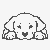 Witziges Golden Retriever-Malbild für die ganze Familie