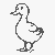 Einzigartiges Enten-Malbild für spannende Malzeit