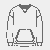Klassischer Herrenpullover mit lässigem Kapuzen-Design Ausmalbild für stilvolle Trendentdecker