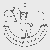 Bezauberndes Kawaii-Alpaka mit Regenschirm Bastelvorlage für verträumte Sternenfreunde