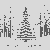 Weihnachtssterne über dem magischen Nadelwald