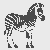 Großartige Zebras-Ausmalvorlage zum fantasievollen Ausmalen