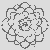 Bezauberndes Blumen-Mandala Ausmalbild für fantasievolle Kreative