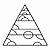 Niedliches Pyramiden-Ausmalbild für Groß und Klein