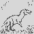 Wuchtiger Pachycephalosaurus zwischen Bäumen Malbild für kleine Waldforscher