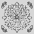 Elegantes Mandala mit neun zarten Blättern Ausmalvorlage für neugierige Entdecker und kreative Träumer