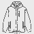 Schlichte Herrenjacke mit modernem Kapuzendesign Ausmalmotiv für inspirierte Modefans