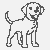 Faszinierendes Labradore-Malbild für Kinder