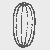 Einzigartiger Daikon-Rettich mit verspielten Linien Ausmalbild für junge Gemüse-Entdecker