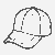 Stylischer Baseballcap mit frechem Motiv Ausmalvorlage für mutige kleine Trendsetter