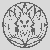 Faszinierendes Mandala mit einem stilisierten Fuchs und geometrischen Formen Ausmalbild für künstlerische Abenteuerer und neugierige Gestalter