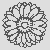 Tolles Gerbera-Malbild für kreative Malstunden