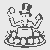 Fröhlicher Erdbeerliebhaber mit drei roten Früchten Ausmalmotiv für kleine Obstentdecker