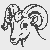 Lustiges Hammel-Bastelmotiv für kreative Momente