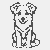 Niedliches Australian Shepherds-Ausmalbild zum Entdecken und Gestalten