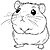 Hamster zum Ausmalen
