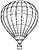Heißluftballon Ausmalbild