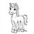 Pferd für Kinder Ausmalbild