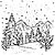 Winterlandschaft Berge